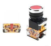 ABS Momentary Push Button 22mm 6 Colors Available(red)