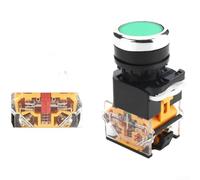 ABS Momentary Push Button Switch 22mm 6 Colors(green)