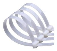 ABS Nylon Zip Self Locking Tie Wraps, Nylon Cable Ties White Multiple Sizes 200 pcs(3x150mmwhite)