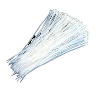 ABS Nylon Zip Self Locking Tie Wraps, Self Locking Nylon Cable Ties 200 pcs White 3-5x60-300mm(4x200)