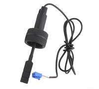 ABS Paddle Water Flow Switch 0.75-15 L/min Range for Air Source Heat Pumps and Swimming Pools, Leak-Proof Construction, Horizontal or Vertical Installation, Black 10x3 cm(B)