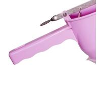 Abs Pancake Batter Dispenser Funnel with Plunger Spring Mechanism for Takoyaki Balls Crepes Muffins Cupcakes Waffles - 21 X 25 X 11 Cm Dishwasher Secure White(D)