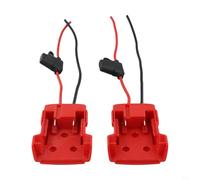 ABS+PC 18V Power Connector Kit 2pcs Fuses Included | 30A fuse protection, prevents overcurrent damage, for compatible with 14.4V-20V, includes 3 spare fuses, safe operation