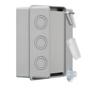 ABS PC Plastic Meter Box IP65 Weatherproof Seal | for surface mounted, 5 module capacity, 50 robust ABS/PC blend, shock resistant design