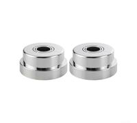 ABS Pipe Cover Decor 1/2 3/4 Inch 2-Pack White(Electroplating)