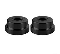 ABS Pipe Cover Decor 2pcs for 1/2 3/4 Inch Fitting(Black)