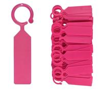 ABS Plant Markers Labels, Plant Markers Garden Labels Reusable T-Shaped Assorted Colors 50 Pcs(Pink-50pcs)