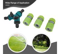 ABS Plastic 3-Way Y-Shaped Water Pipe Splitter for Garden Hose Connectors, Quick-Connect Fitting for Dividing Flow into Two Streams