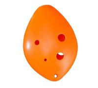 ABS Plastic 6 Hole Ocarina Flute, Convenient and Colorful Design for Music For beginners (Orange)