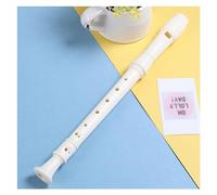ABS Plastic 8-hole Color Clarinet Musical Instrument Student Beginner Clarinet Soprano Recorder (Color : White)