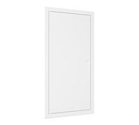 ABS Plastic Access Panel Push to Open - Durable Inspection Hatch Door - UV Resistant, Flush Fit for Wall, Ceiling & Drywall - Concealed Hinges - Easy Installation. (150 x 300 mm)