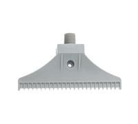 ABS Plastic Air Knife Blower Nozzle, Comb-shaped Jet Nozzle, F Type Wind-1/4 Spray Head - Gray, 110mm Wide
