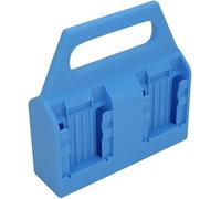 ABS Plastic Battery Organizer for DeWalt 14V 18V - Turquoise Battery Holder with long-lasting Storage Design, Workbench Battery Rack for Garage Tool Storage(gray) Practical and Deft