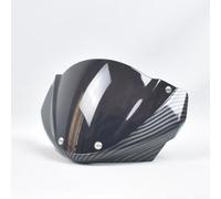 ABS Plastic Bike Wind Deflector Smoke Tint Fit ABS Plastic Bike(H) | Direct fit for ducati 696, 795, 796, M1100, enhances aerodynamics, reduces wind noise, sporty design