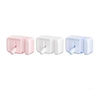ABS Plastic Cable Clips 3pcs Self-Stick Cord Manager(Assorted) | Strong double-faced , fits smooth surfaces like wood glass metal, keeps 3 cables neat, ABS for durable material