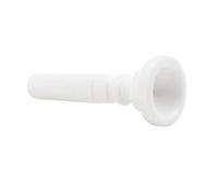 ABS Plastic Cavalry Trumpet Mouthpiece for Beginner Students - and Comfortable 7c 5c 3c Standard Trumpet Mouth - Brass Instrument Replacement Parts - White