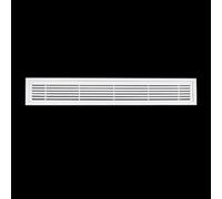 ABS Plastic Door Vent with Filter Mesh Louvered Design for Residential Loft & Exterior Walls20x100cm Durable Ventilation Solution for Home Improvement