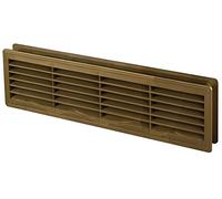 ABS Plastic Double Sided Door Air Vent Grille 460mm x 135mm Patina Gold