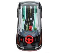 ABS Plastic Driving Toy Wheel Red Black Design(black)