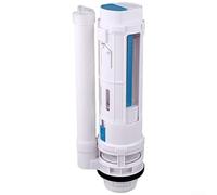 ABS Plastic Dual Flush Valve for Split Toilet Tank, Water Saving Replacement Flapper with Adjustable Volume, Standard Fit for 6.0-7.5 cm Drainage(Split 29CM)