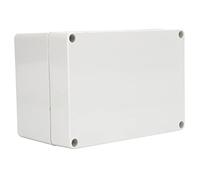 ABS Plastic Dustproof Waterproof IP65 Junction Box Universal Electrical Project Enclosure White 6.3 X 4.3 X 3.5in(160 X 110 X 90mm)