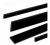 ABS Plastic Flat Bar | Black 500x50x(2-8)mm For Milling Structural Support Enclosure(4mm)