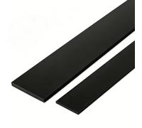 ABS Plastic Flat Rectangular Bar | Black 500x50x(2-30)mm 2 pcs for DIY: Modeling and Prototyping(500x50x25mm)