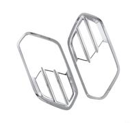 ABS Plastic Fog Lamp Trim for Ford Escape Kuga 17-19 Glossy | High-gloss chrome finish, impact-resistant ABS, fits 2017-2019 models, enhances exterior style, pair included