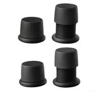 ABS Plastic Furniture Risers Black White Grey Noise Reduction(Black)