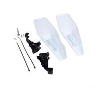 ABS Plastic Hand Guards with Aluminum Core for Off-Road(White)
