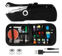 ABS Plastic Handheld Sewing Machine for Quick Repair Ergonomic Versatile Mini Sewing Machine for Quilting Enthusiast Beginners