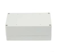 ABS Plastic Junction Box IP67 Dustproof Electronics Container With Screws Grey Utility Box For Cables 120x80x55mm(158 * 90 * 60mm)