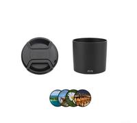 ABS Plastic Lens Hood for Canon EF 100mm f2.8L Sun Shade(Camera filter 4 set)