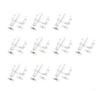 ABS Plastic Magnetic Catch Set White Black Pair(Black) | Unique double-latch structure, synchronized opening, controls two doors, maximizes space efficiency