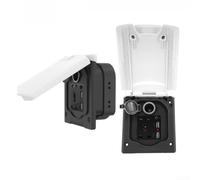ABS Plastic Outdoor Socket Box IP44 Rated White(Power outlet)