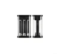 ABS Plastic Power Bank Case For Building Custom Portable Power Sources With Integrated Circuit Protection(6 Black)