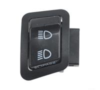 ABS Plastic Rocker Switch On Off Passing Light Black