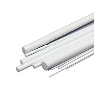 ABS Plastic Round Rods for DIY Model Making - 0.5mm to 2mm, 500mm Length, 150-60pcs per Diameter(150 0.5mm)
