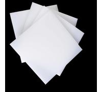 ABS Plastic Sheet ， White 250x250mm PP Sheet 10pk 2-10mm Food Safe Waterproof Heat Resistant For DIY(3mm 3 pieces)