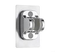 ABS Plastic Shower Head Rack Strong Black ABS Plastic Shower(Silver)