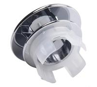 ABS Plastic Sink Hole Trim Silver Round 33mm