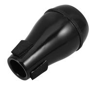 ABS Plastic Tenor Trombone Black Straight Mute | Quiet Practice, Easy Carry for School Band or Travel, Standard Bell Fit for Musicians and Teachers