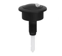 ABS Plastic Toilet Push Button, Dual Flush Toilet Cistern Push Button for 49 Model, Fit for Standard Cistern Holes 38-42mm (Black)