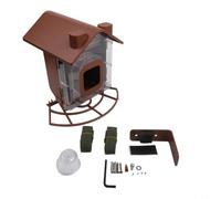 ABS Plastic Wild Bird Feeder Weatherproof Outdoor Design