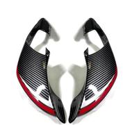 ABS Plastic Winglets Wings Front Fairing Downforce Moto Parts For Y&amaha For R1 R1M 2020-2025(Rosso)