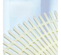 ABS Pool Drain Grating Cover for Above-Ground Pools & Walkways, 10-Pack 25x100CM Overflow Drainage Grille for Shower, Balcony, and Outdoor Use