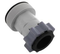 ABS Pool Hose Adapter for 1.5 Inch to 1.25 Inch Valve | Leak Reduction Gasket, Efficient Water Regulation, for Pool Owners and Maintenance Technicians