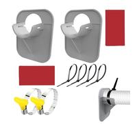 ABS pool hose holder, effective protection against knots and wear, easy installation on the edge of the pool, compatible with 30-38 mm hoses, ideal for private pools, spa pools and mobile spa