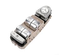 ABS Power Window Control Switch 18x6x7cm White Light | Beige base design, white backlight, night driving safety, seamless interior match, direct replacement