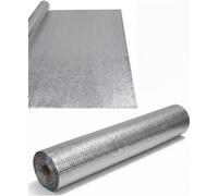ABS PowerFoil Aluminium Foil Vapour Barrier Membrane 1m x 50m (50sqm) - Reflective Insulation Roll for Roof, Wall & Floor - Moisture & Heat Resistant - CE Approved Thermal Insulation